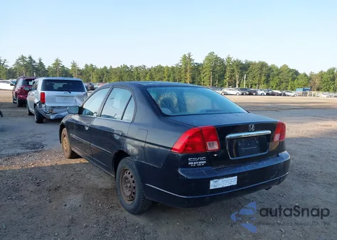 2001 Honda Civic Lx z USA, uszkodzony, nr VIN 2HGES15541H618334